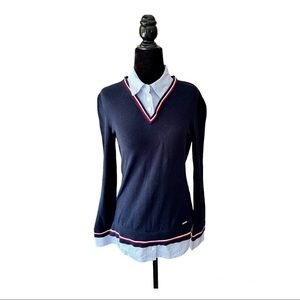 Tommy Hilfiger V-Neck Preppy Sweater *Excellent Condition*
